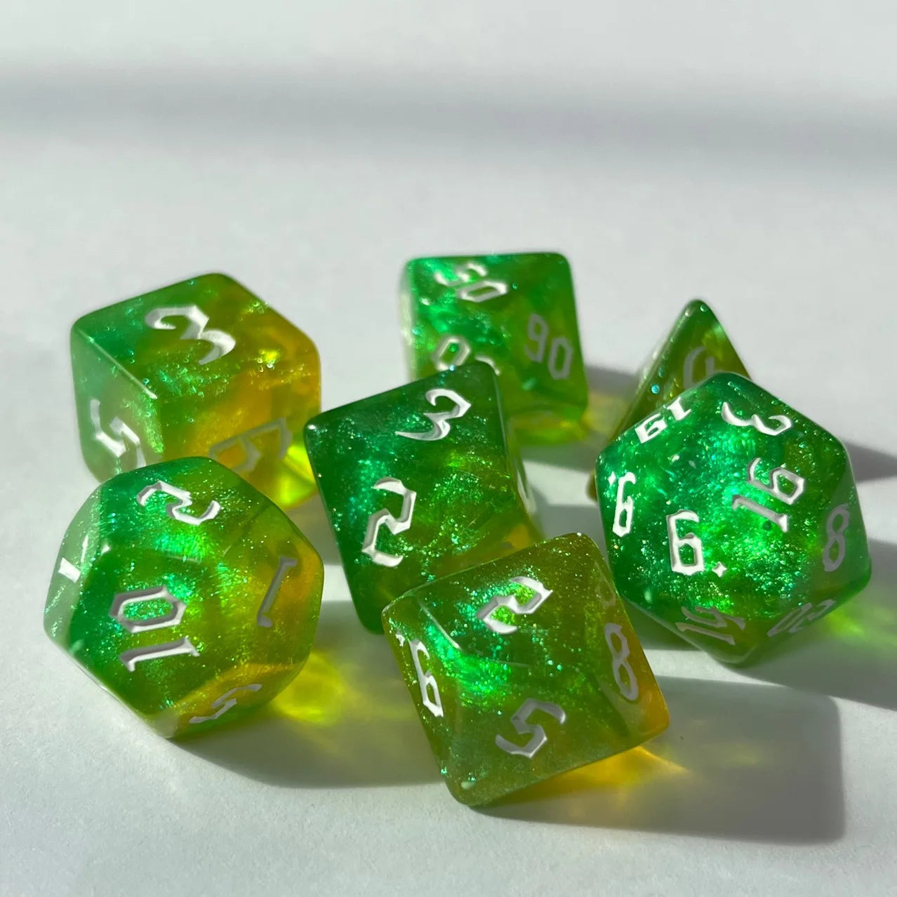 Vibrant Acrylic d20 Dice Set: Perfect for Young Adventures