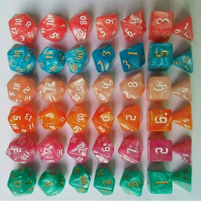 Vibrant Acrylic d20 Dice Set: Perfect for Young Adventures