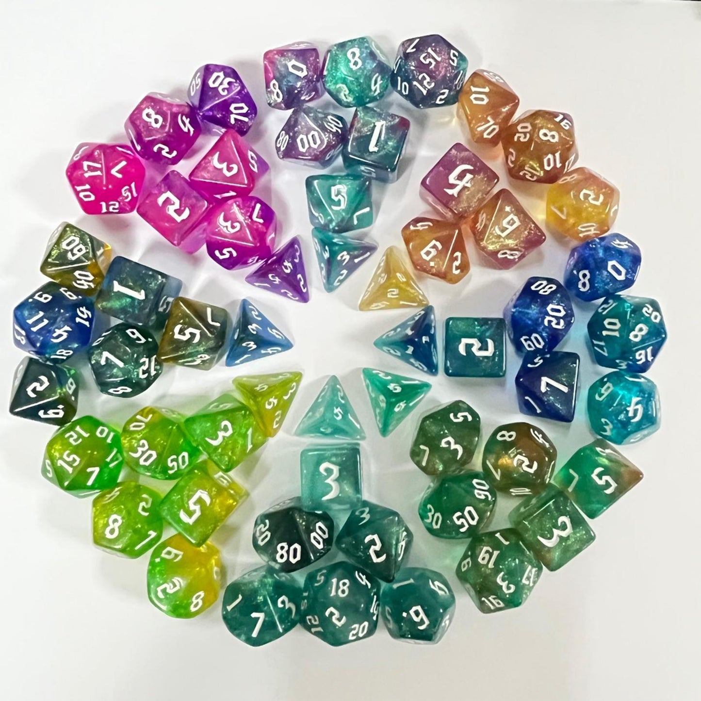 Stargazer's Cosmic d20 Dice Set