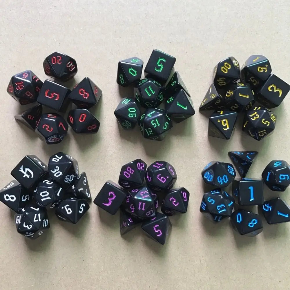 Radiant Night D20 Dice Set