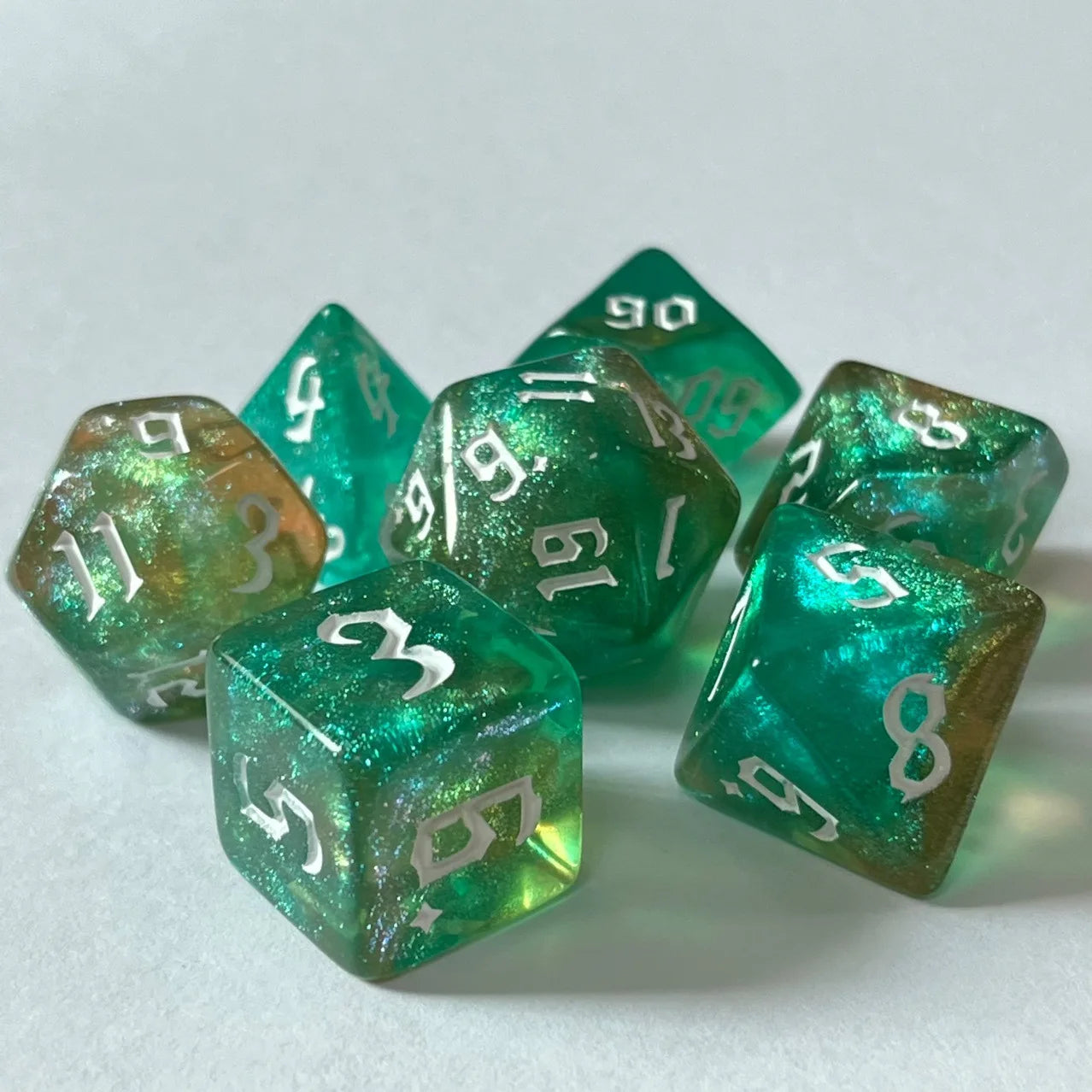 Vibrant Acrylic d20 Dice Set: Perfect for Young Adventures