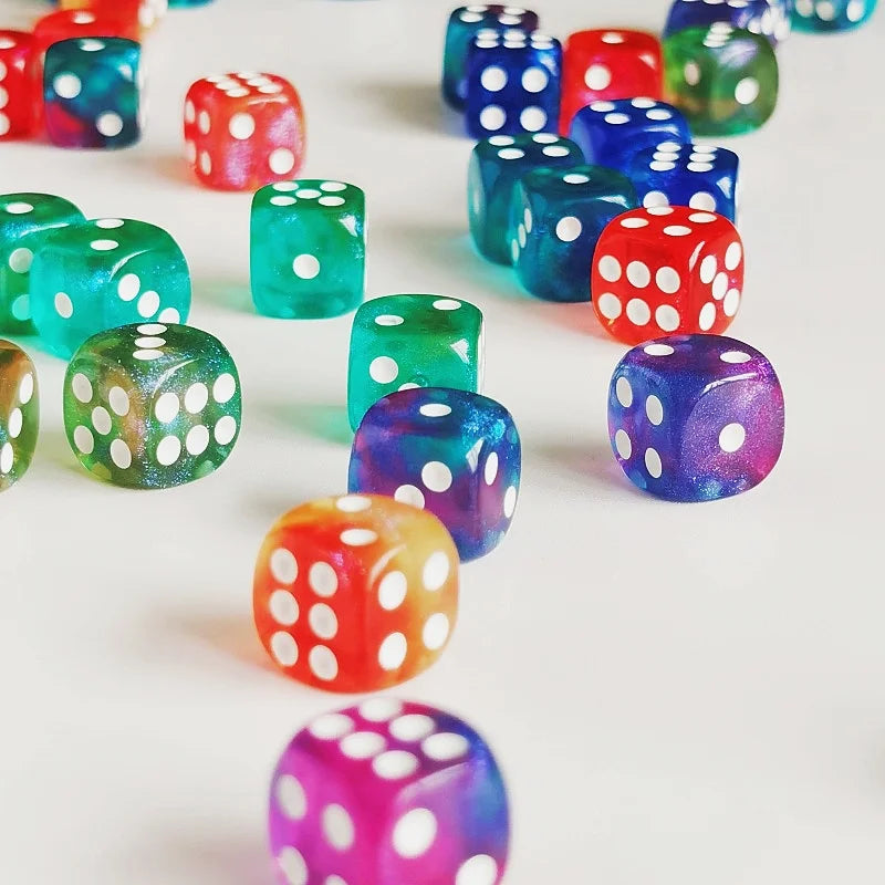 Rogue's Fury: Vibrant d6 Dice Set of 10