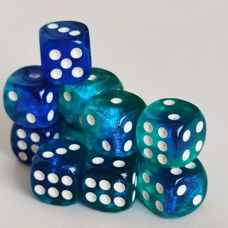 Rogue's Fury: Vibrant d6 Dice Set of 10