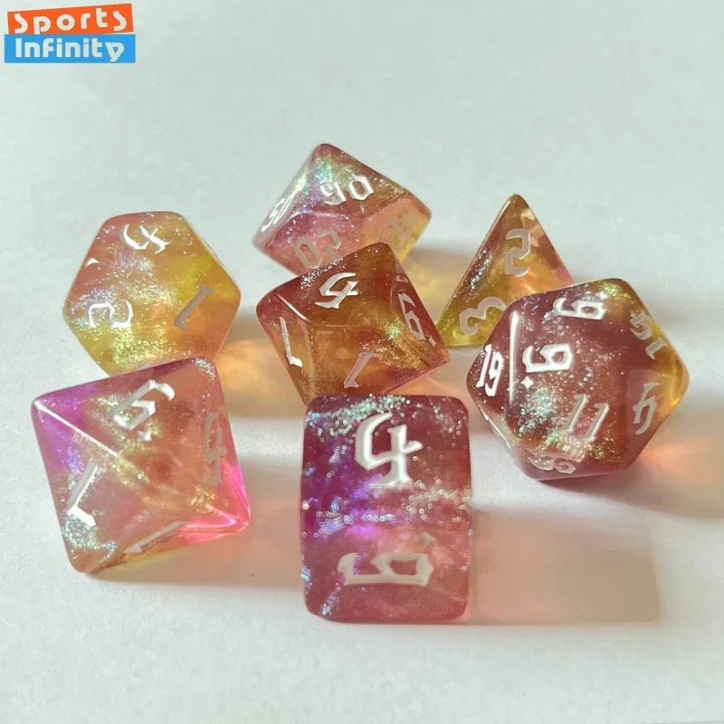 Vibrant Acrylic d20 Dice Set: Perfect for Young Adventures