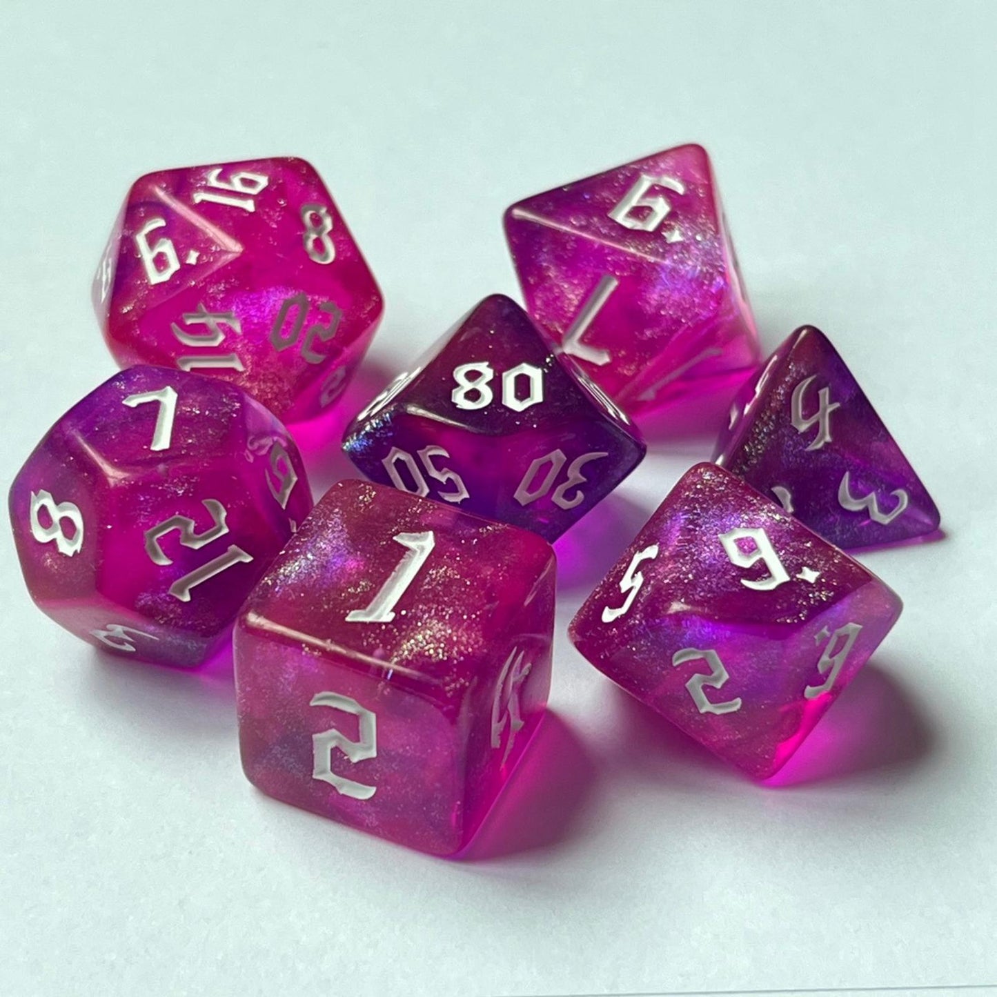 Stargazer's Cosmic d20 Dice Set