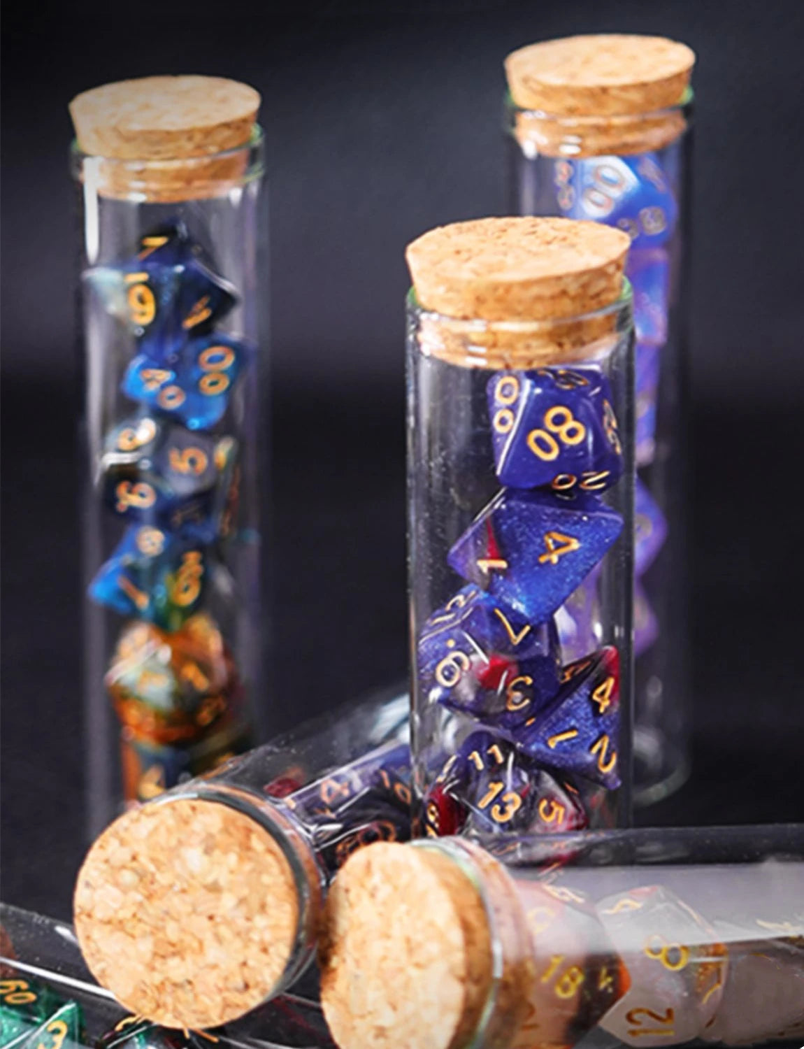 2024 Dice Labs - D20 Test Tube Dice Set