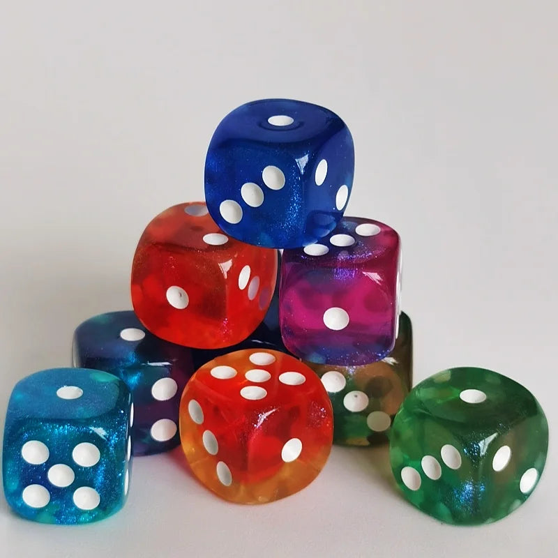 Rogue's Fury: Vibrant d6 Dice Set of 10