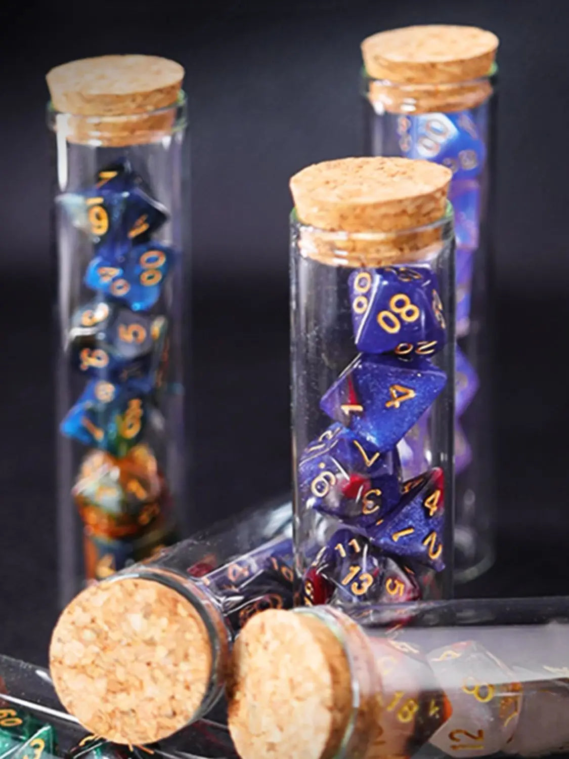 2024 Dice Labs - D20 Test Tube Dice Set