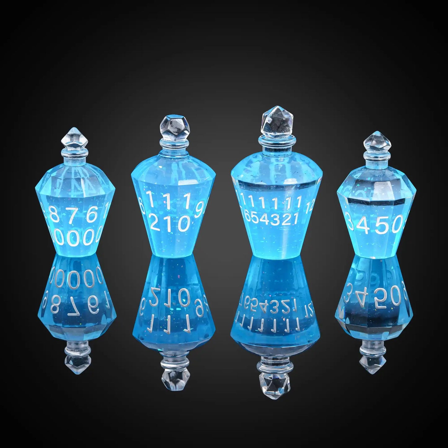 Potion Master Dice Set: Unique Potion Bottle Shaped Dice